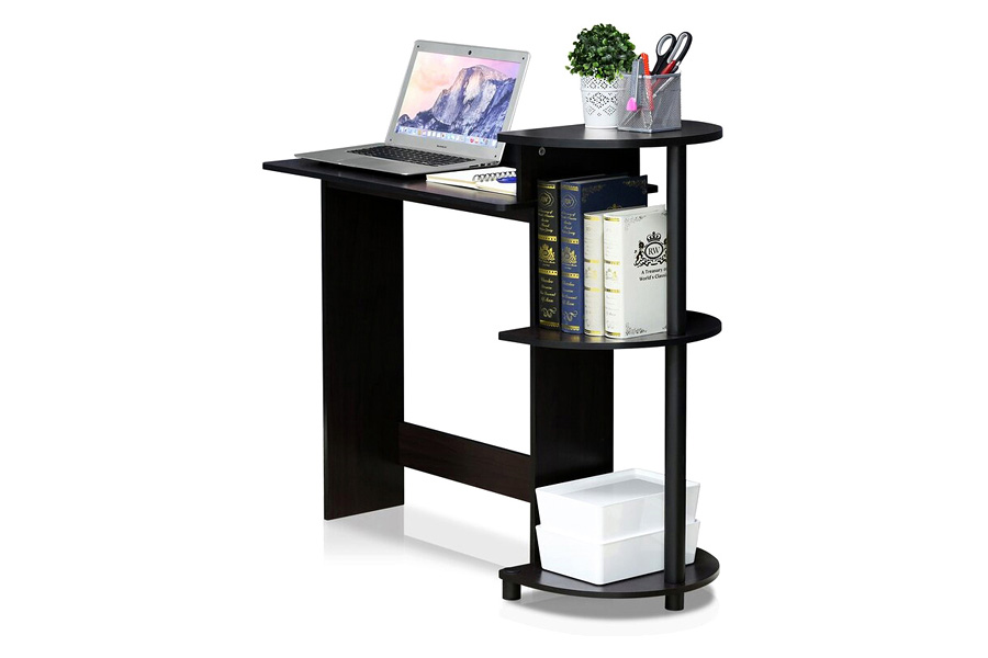 FaFurn Contemporary Home Office Computer Desk - Black