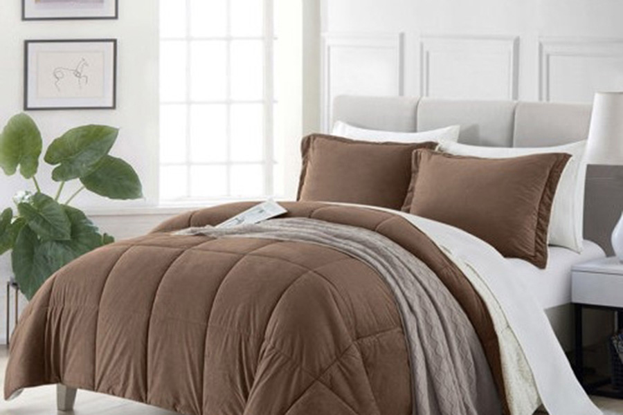 FaFurn - Plush Microfiber Reversible Comforter Set