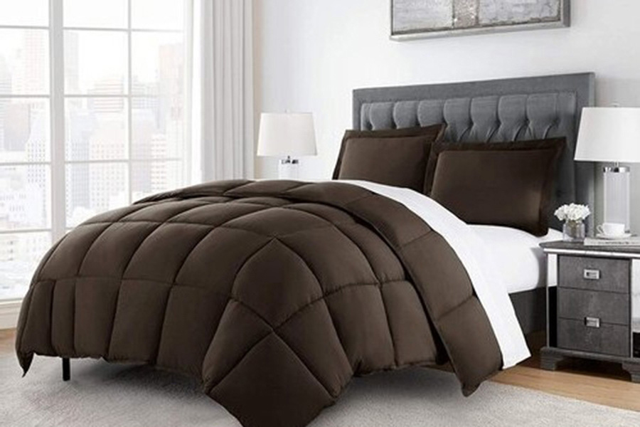 FaFurn - Reversible Microfiber Down Alternative Comforter Set