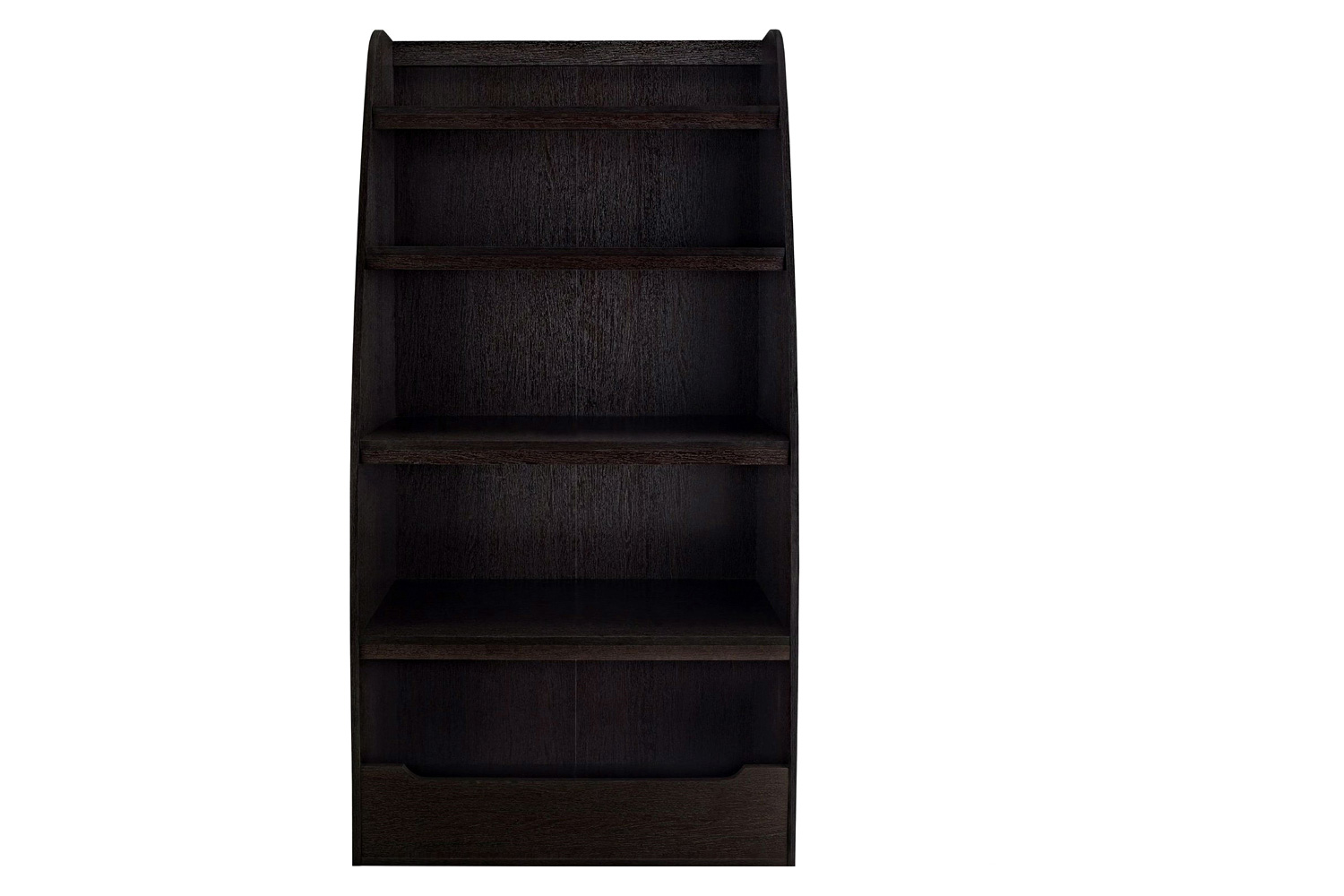 FaFurn - Kids 4-Shelf Bookcase in Espresso Wood Finish Childs Bedroom