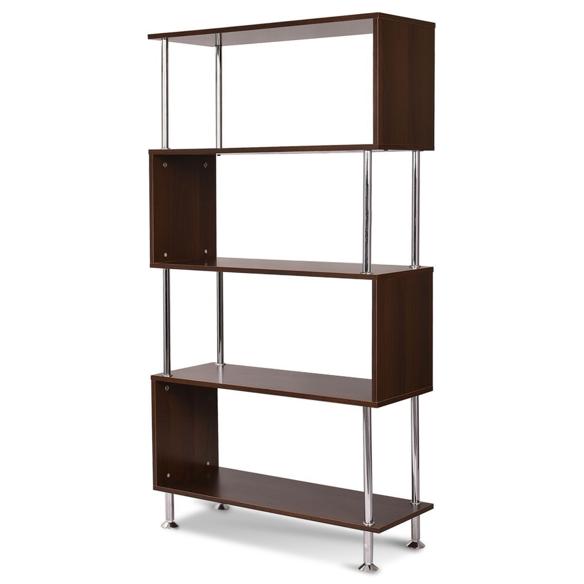 FaFurn - Modern 4-Shelf Bookcase