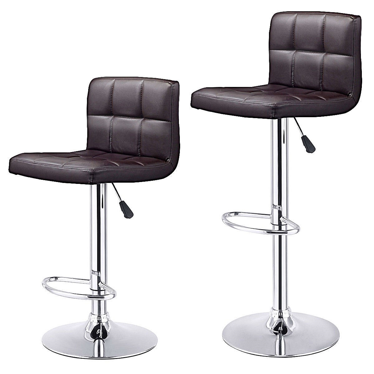 FaFurn - Set of 2 Swivel Barstools Set