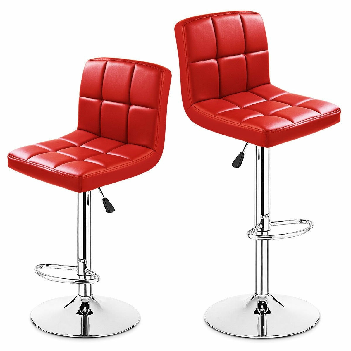 FaFurn - Set of 2 Swivel Barstools Set