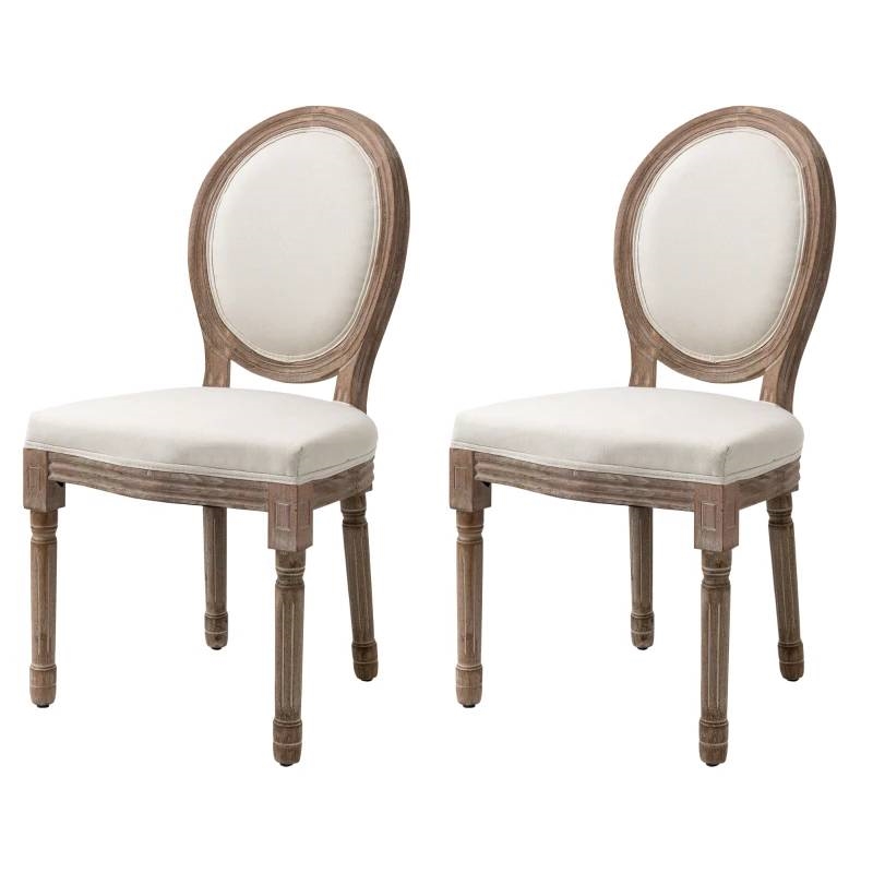 FaFurn - Set of 2 Vintage Dining Chairs