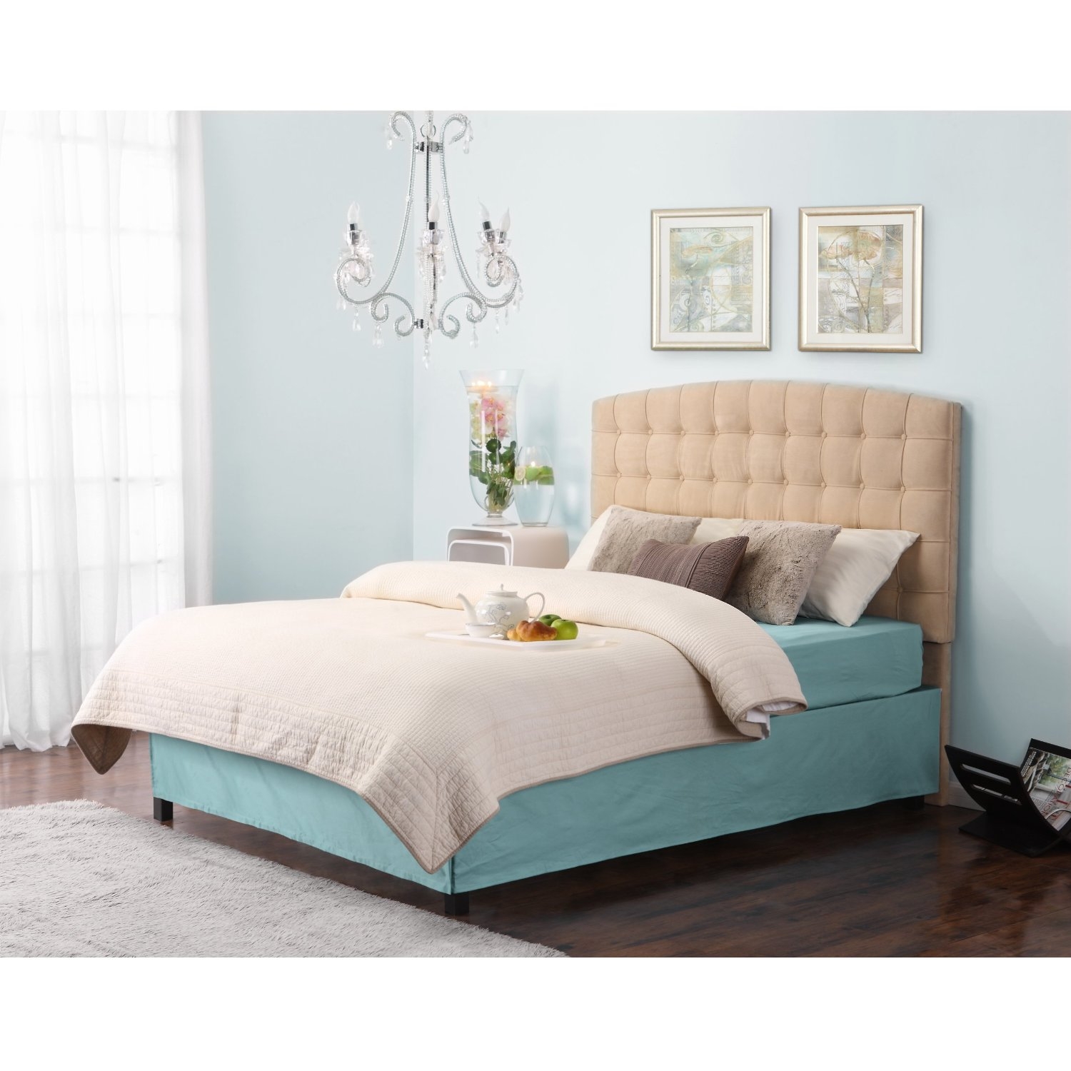 FaFurn - Full/Queen Size Headboard in Beige