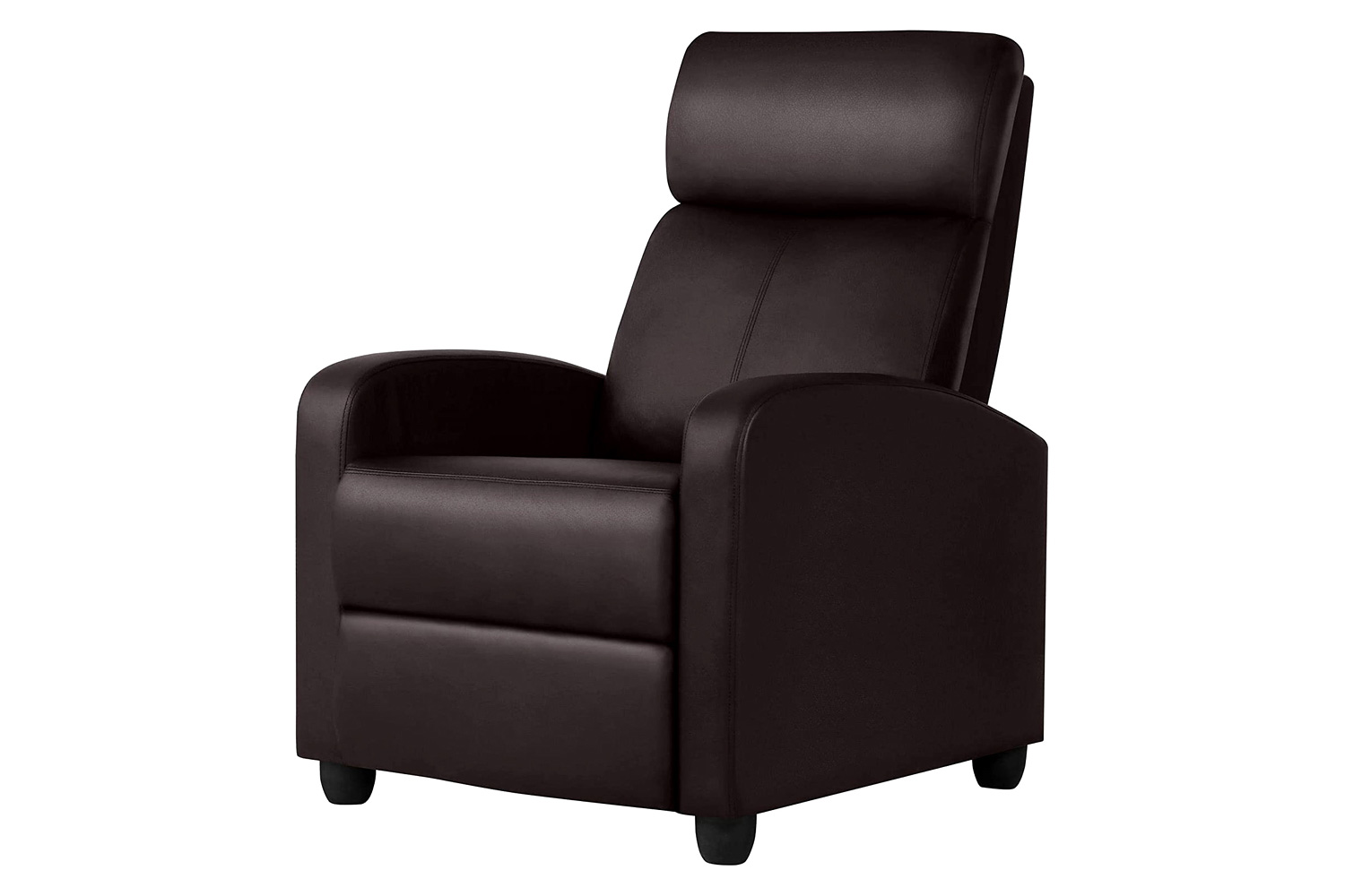 FaFurn - High-Density Faux Leather Push Back Recliner Chair