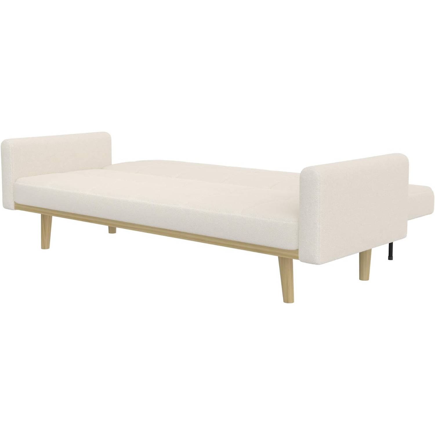 FaFurn - Modern Sofa-Bed in Ivory, Fabric