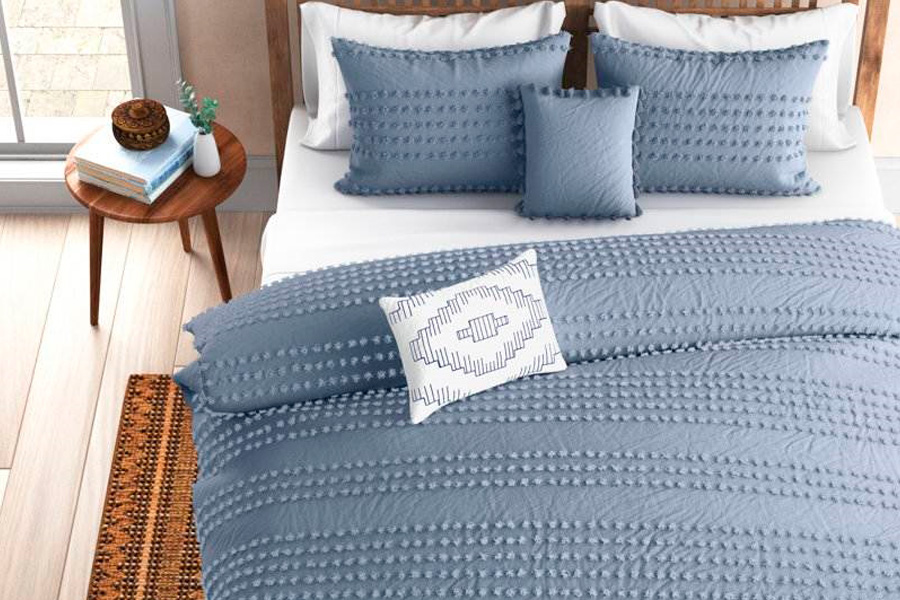 FaFurn - 5-Piece Clip Dot Comforter Set (DENBLCS4289371)