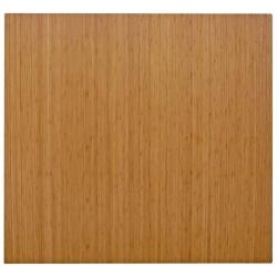 FaFurn - Eco Friendly Rectangular Chair Mat in Natural, Bamboo