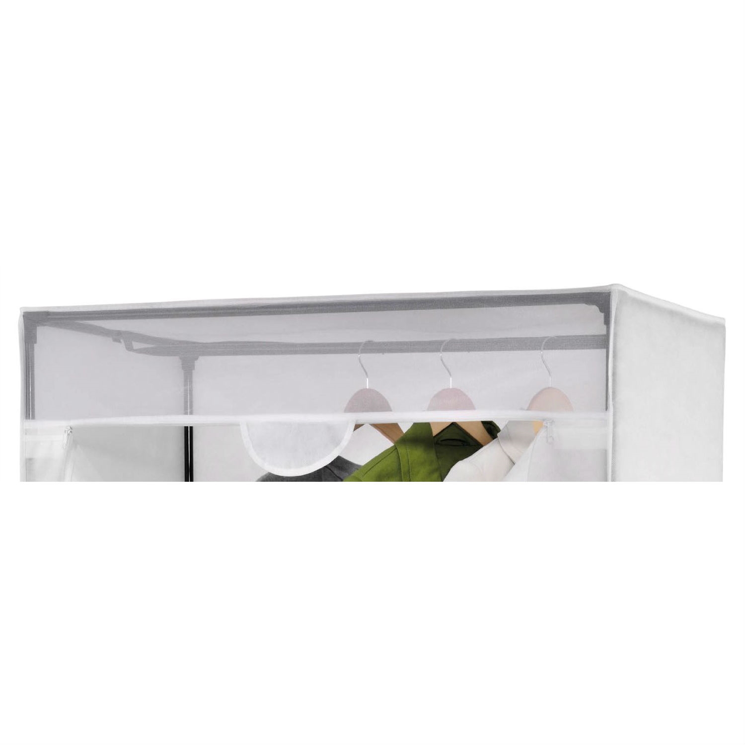 FaFurn - Portable Closet Clothes Organizer Wardrobe in White