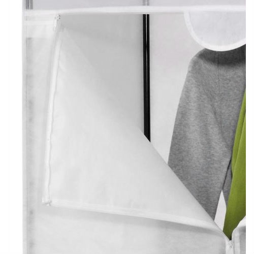 FaFurn - Portable Closet Clothes Organizer Wardrobe in White