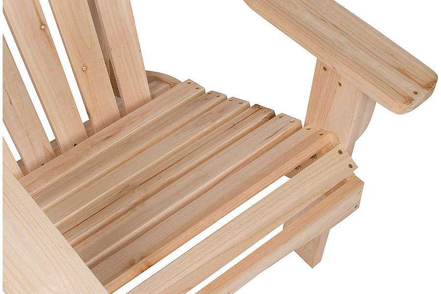 FaFurn - Ergonomic Natural Cedar Wood Adirondack Chair