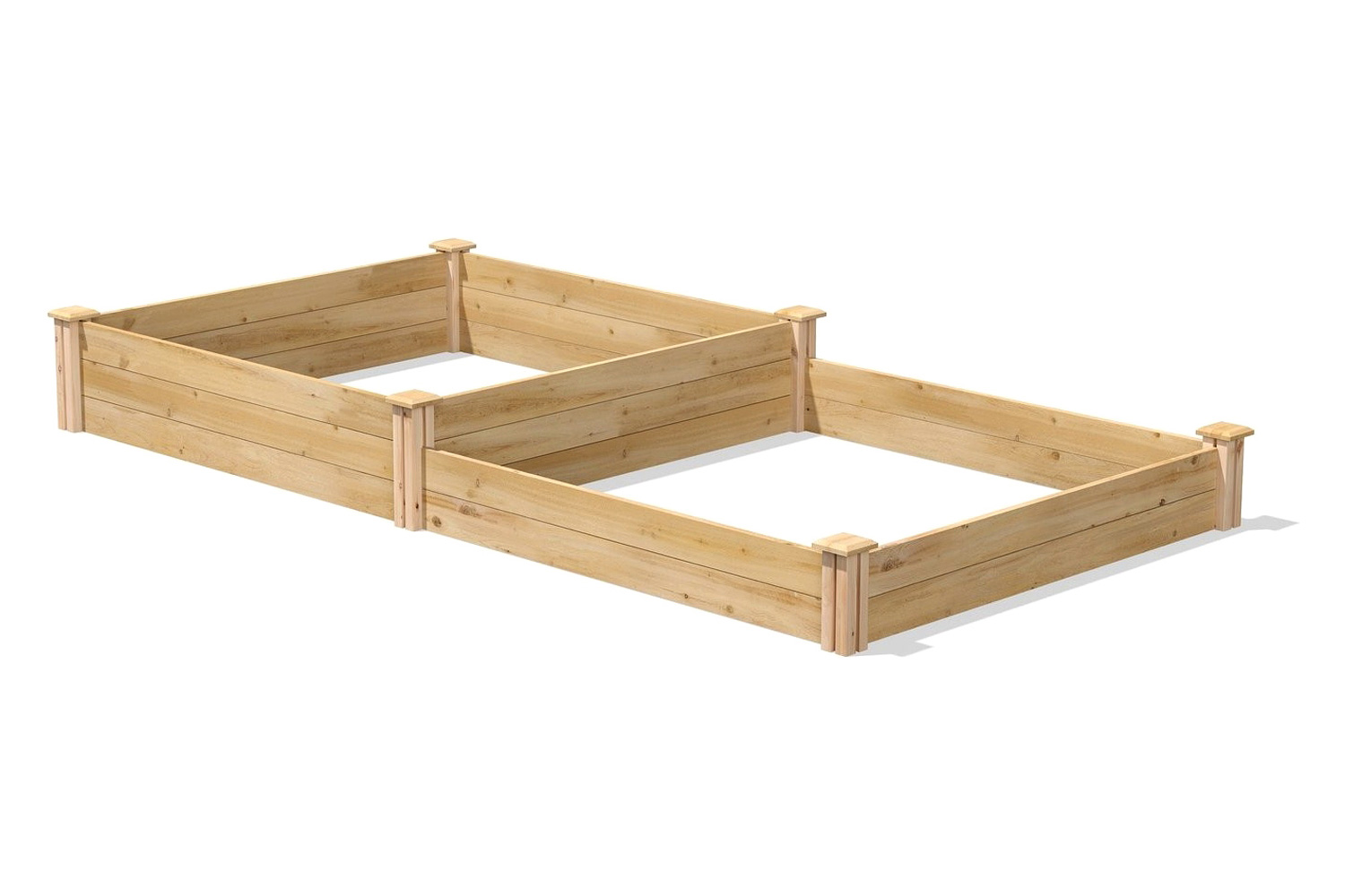 FaFurn Cedar Wood Raised Garden Bed - 2 Tier