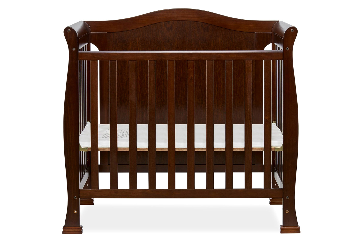 FaFurn - Solid Pine Wood 3-In-1 Convertible Baby Crib Daybed Toddler Bed