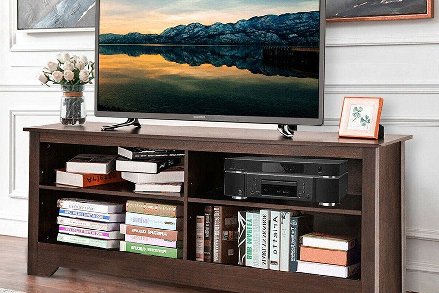 FaFurn™ Contemporary TV Stand For Up To 60-Inch TV - Espresso