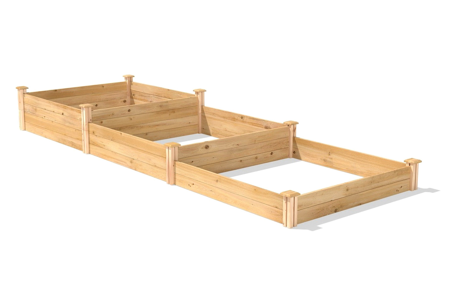 FaFurn Cedar Wood Raised Garden Bed - 3 Tier