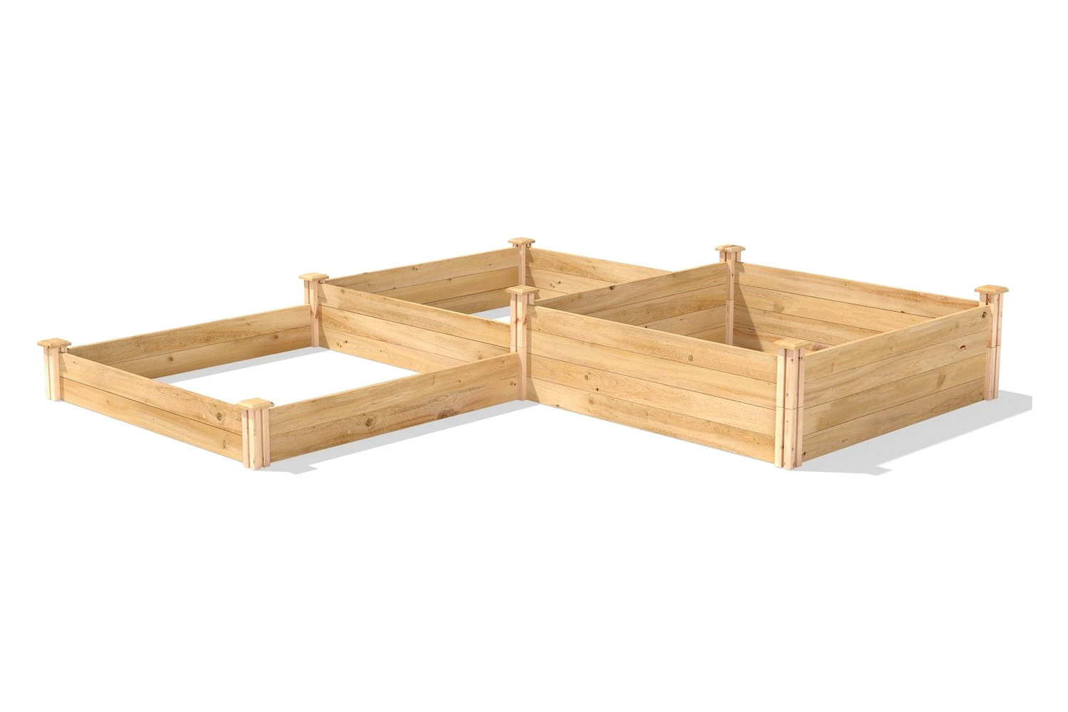 FaFurn Cedar Wood Raised Garden Bed - 3 Tier