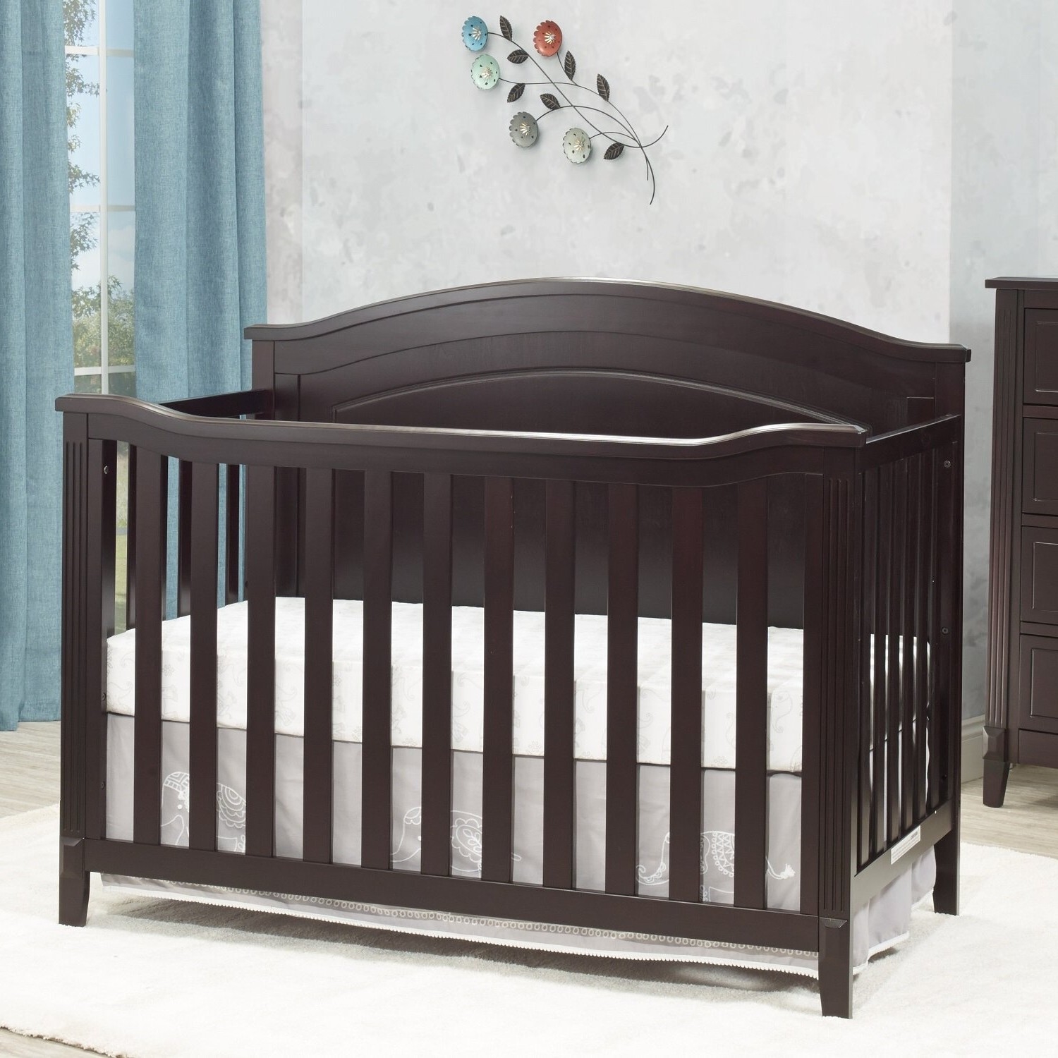 FaFurn - 3-Piece Nursery Furniture Set in Espresso, Wood