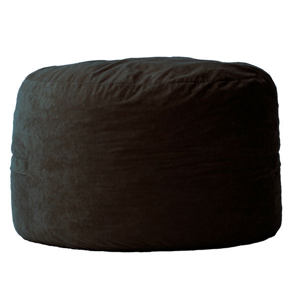 FaFurn Bean Bag Chair - Black, Suede