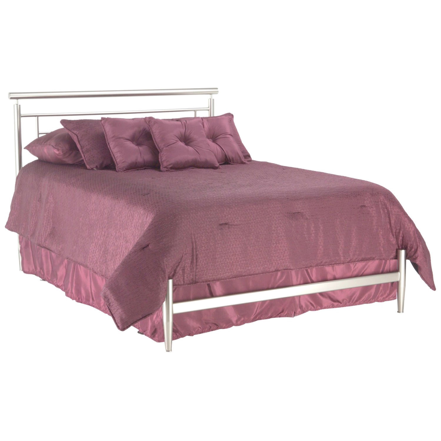 FaFurn - Queen Size Bed Base in Brushed, Metal