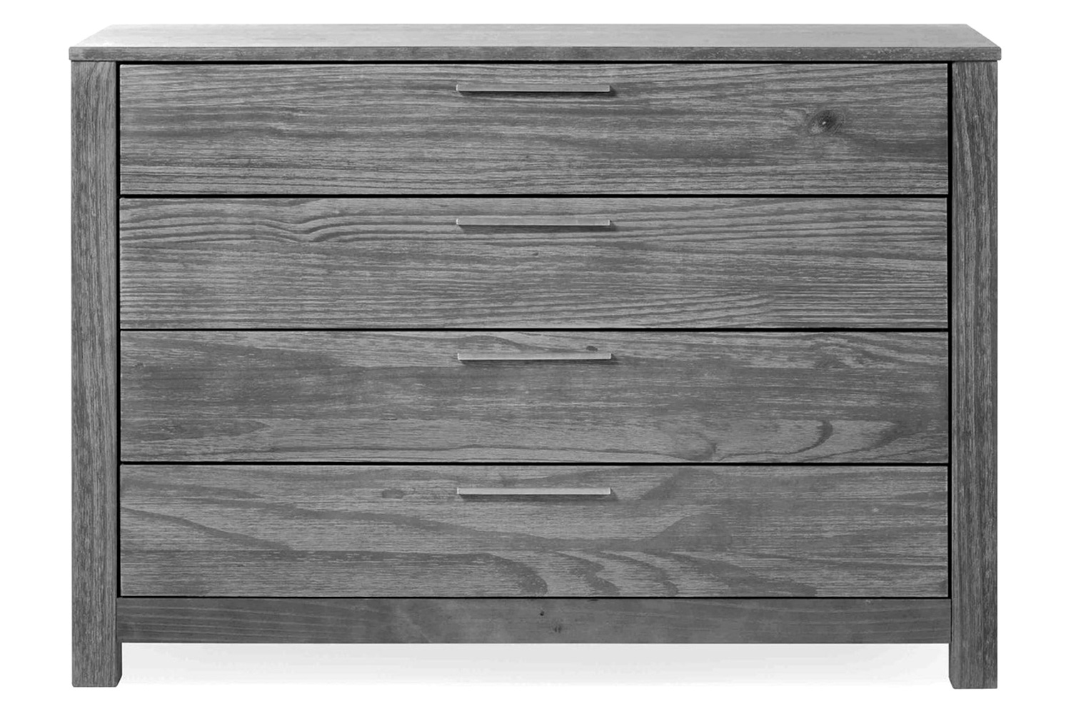 FaFurn - Farmhouse Traditional Rustic 4 Drawer Dresser