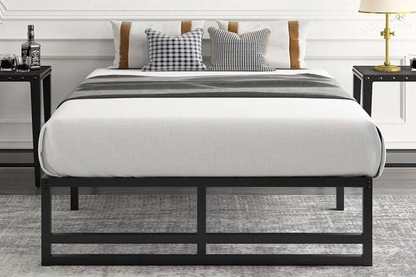 FaFurn - Platform Bed with Under-Bed Storage Space