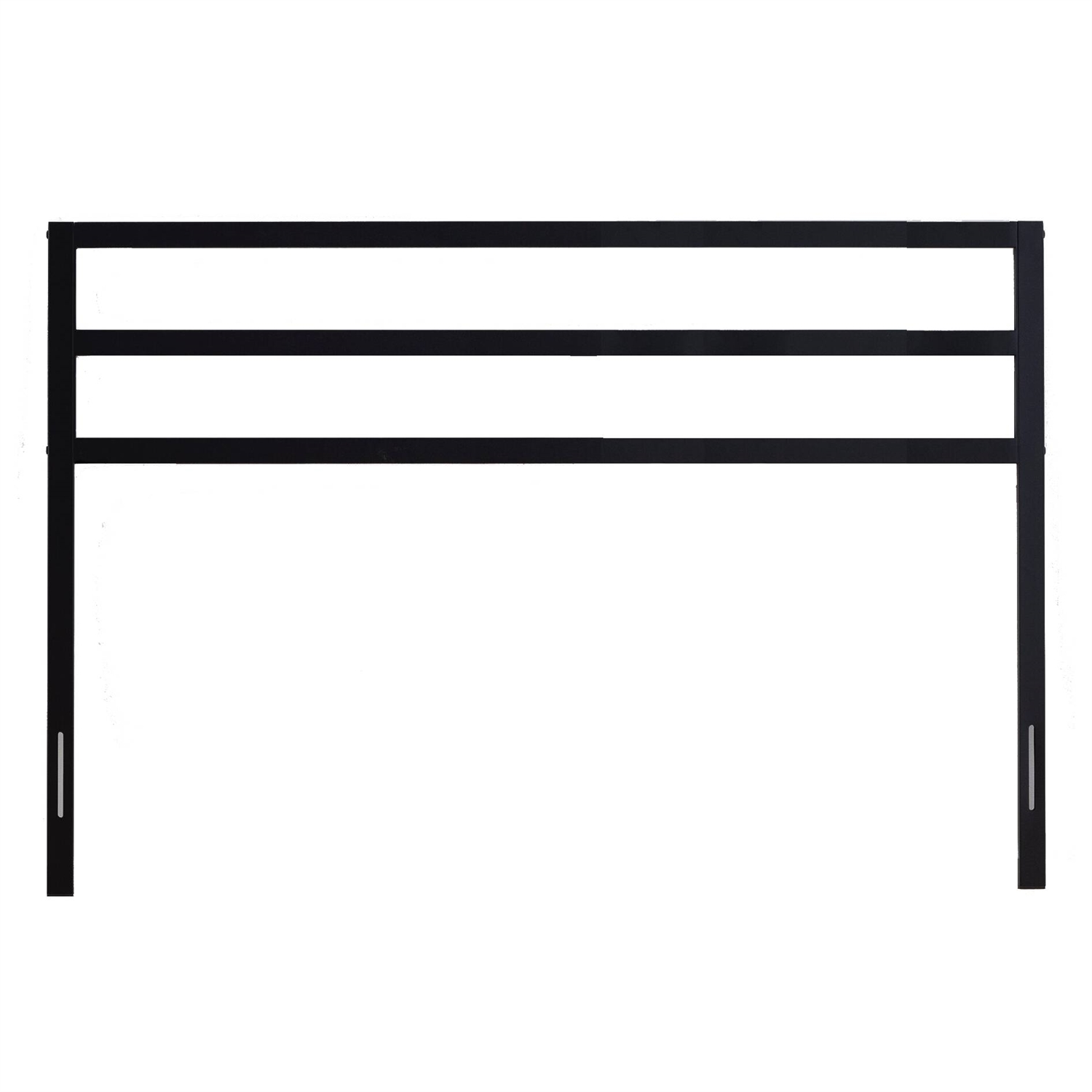 FaFurn Modern Full Size Headboard - Matte Black, Metal