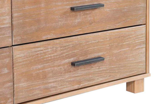 FaFurn Modern Farmhouse Solid 6 Drawers Double Dresser - Pine, Wood