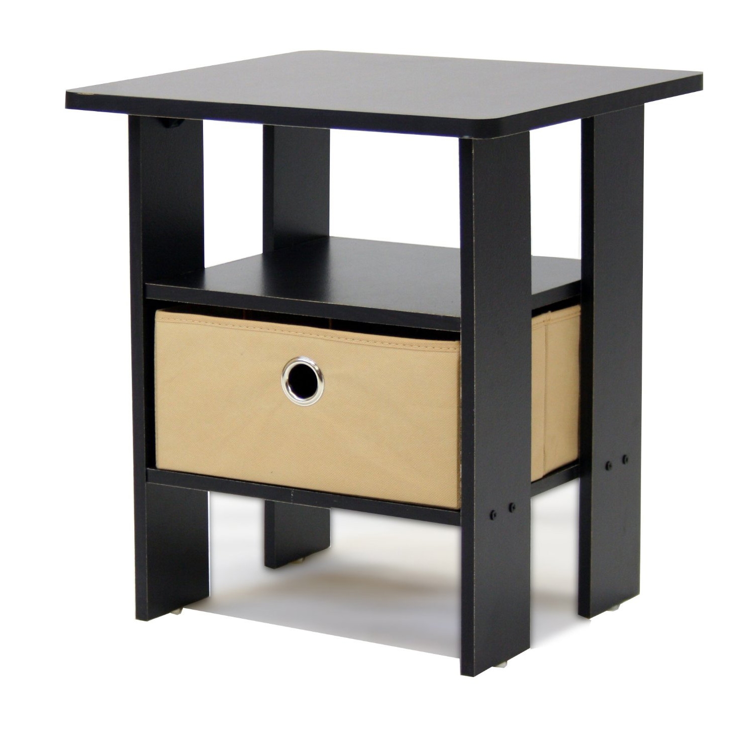 FaFurn - Nightstand in Espresso, Wood