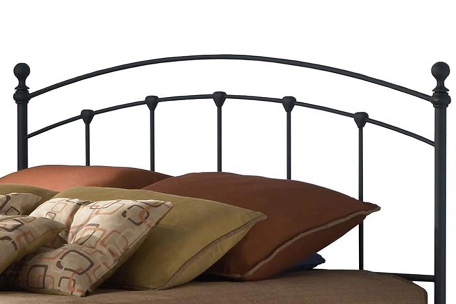 FaFurn - Full Size Matte Black Metal Headboard