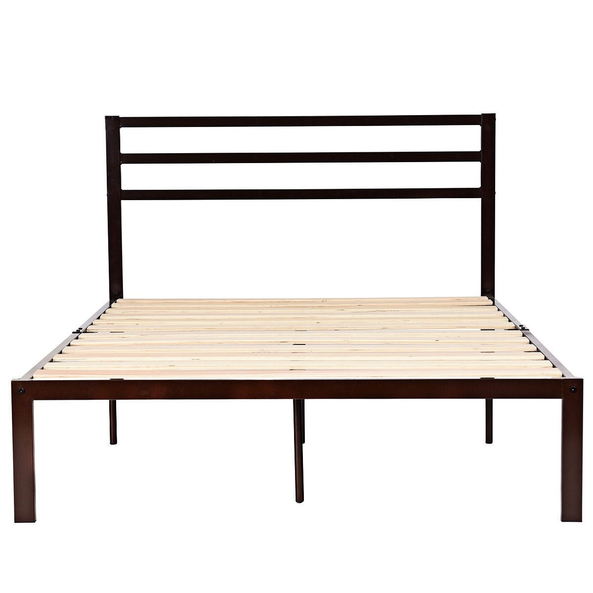 FaFurn - Platform Bed Frame with Headboard