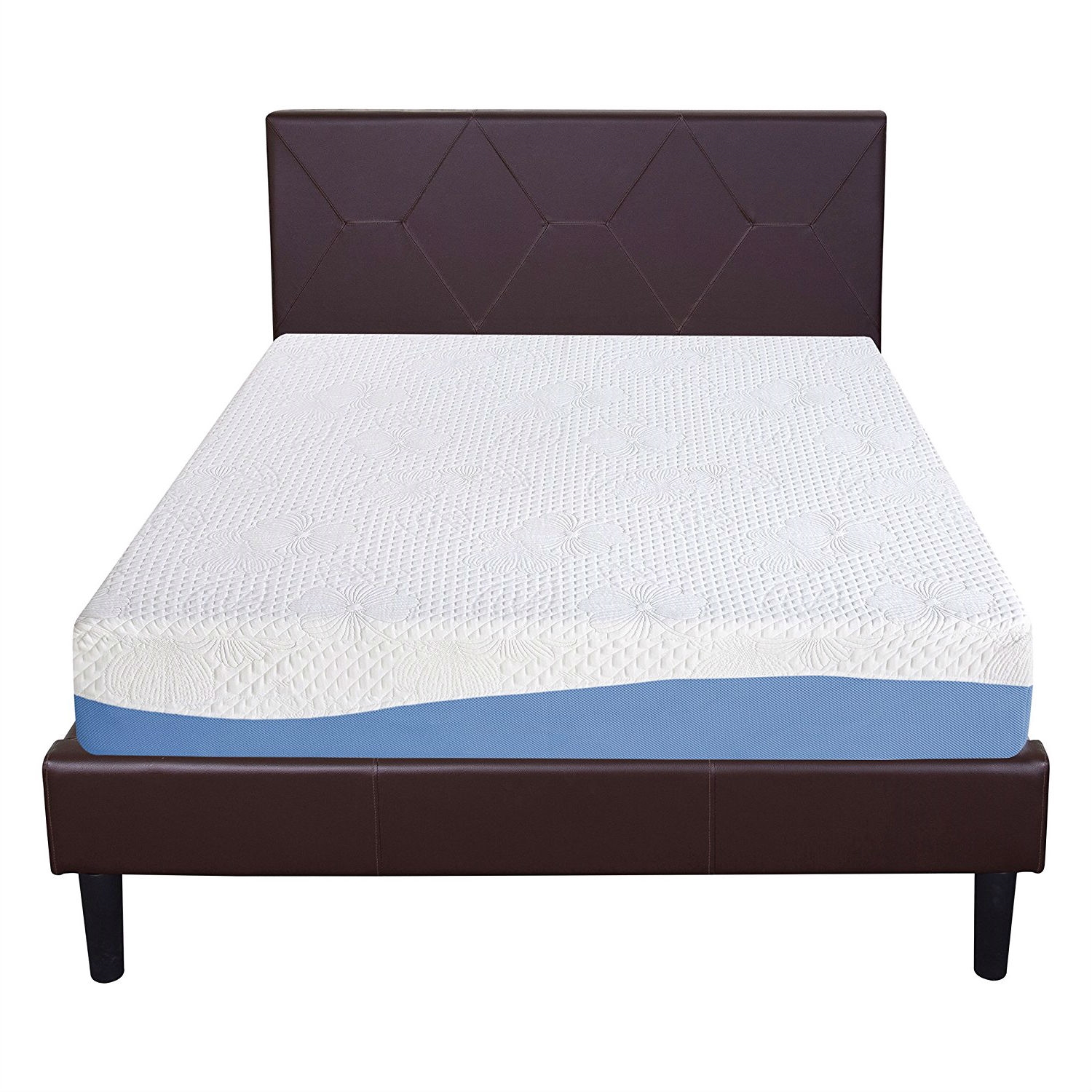 FaFurn - Full Size Memory Foam Mattress with Gel Infused Comforter Layer