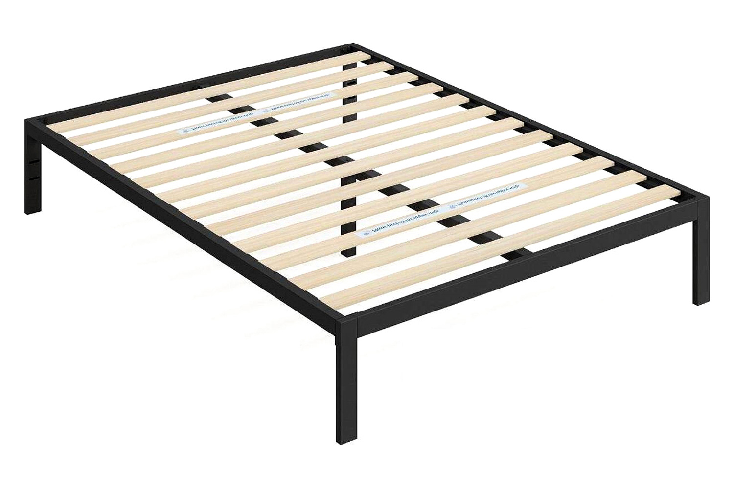 FaFurn - Metal Platform Bed Frame with Wood Slats 700 Lbs Weight Capacity