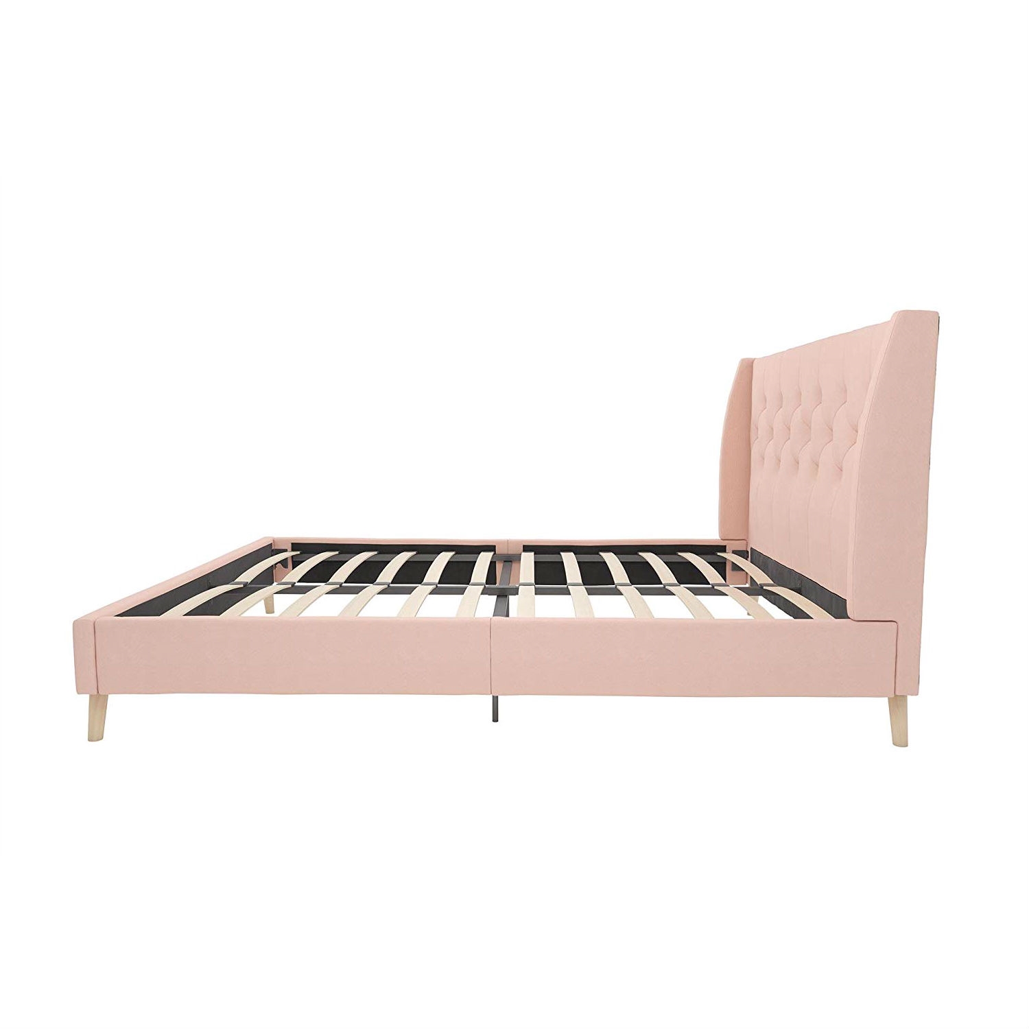 FaFurn Platform Bed Frame - Pink