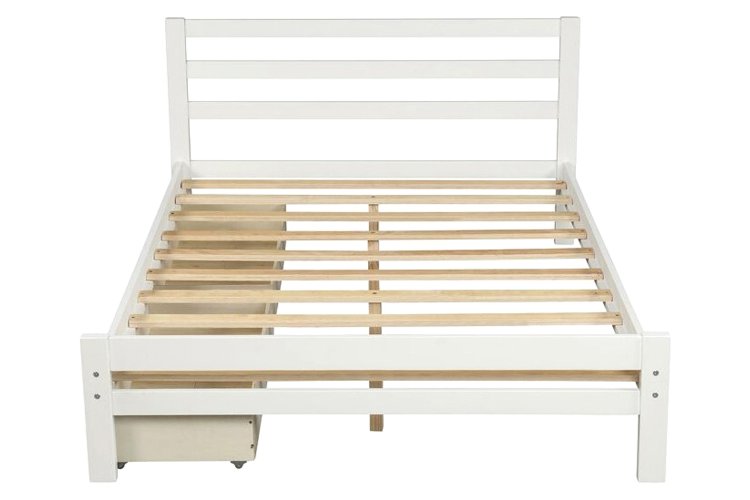 FaFurn - Low Profile 2 Drawer Storage Platform Bed