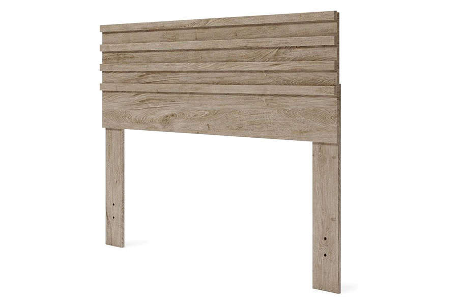 FaFurn Farmhouse Headboard in Wood Finish - Rustic Natural, Full Size