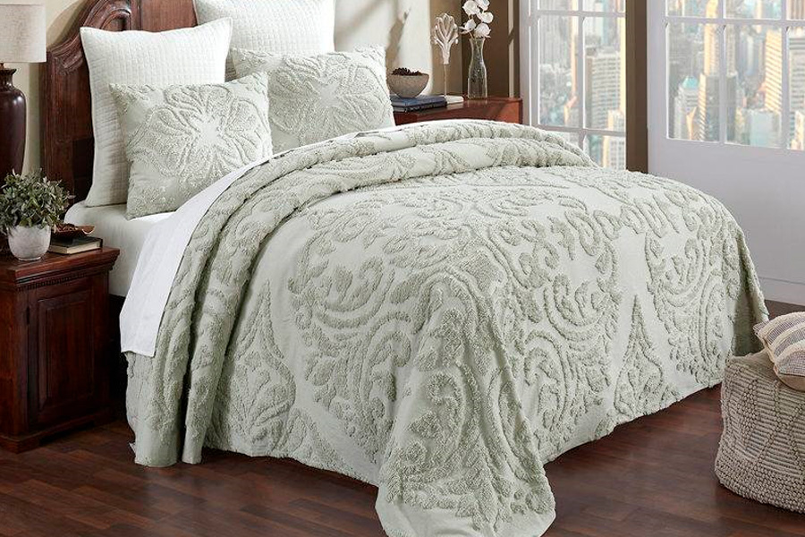 FaFurn - 3-Piece Coverlet Bedspread Set (SAGEBSC4529751)