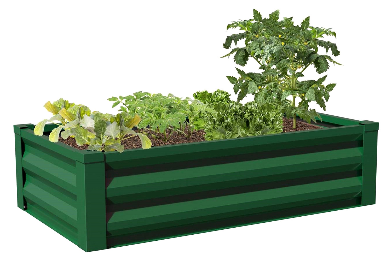 FaFurn - Powder Coated Metal Raised Garden Bed Planter