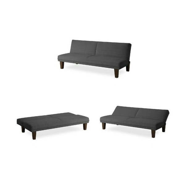 FaFurn - Modern Sleeper Sofa in Gray, Microfiber