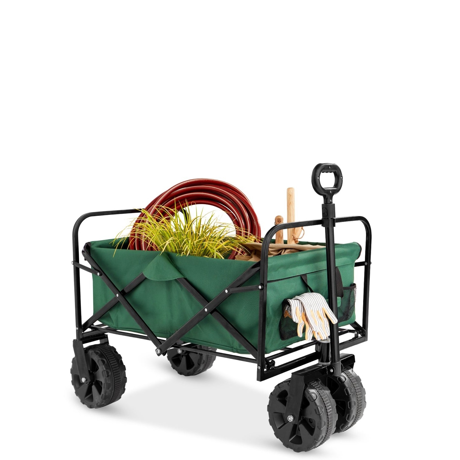 FaFurn - Garden Cart in Green, Steel