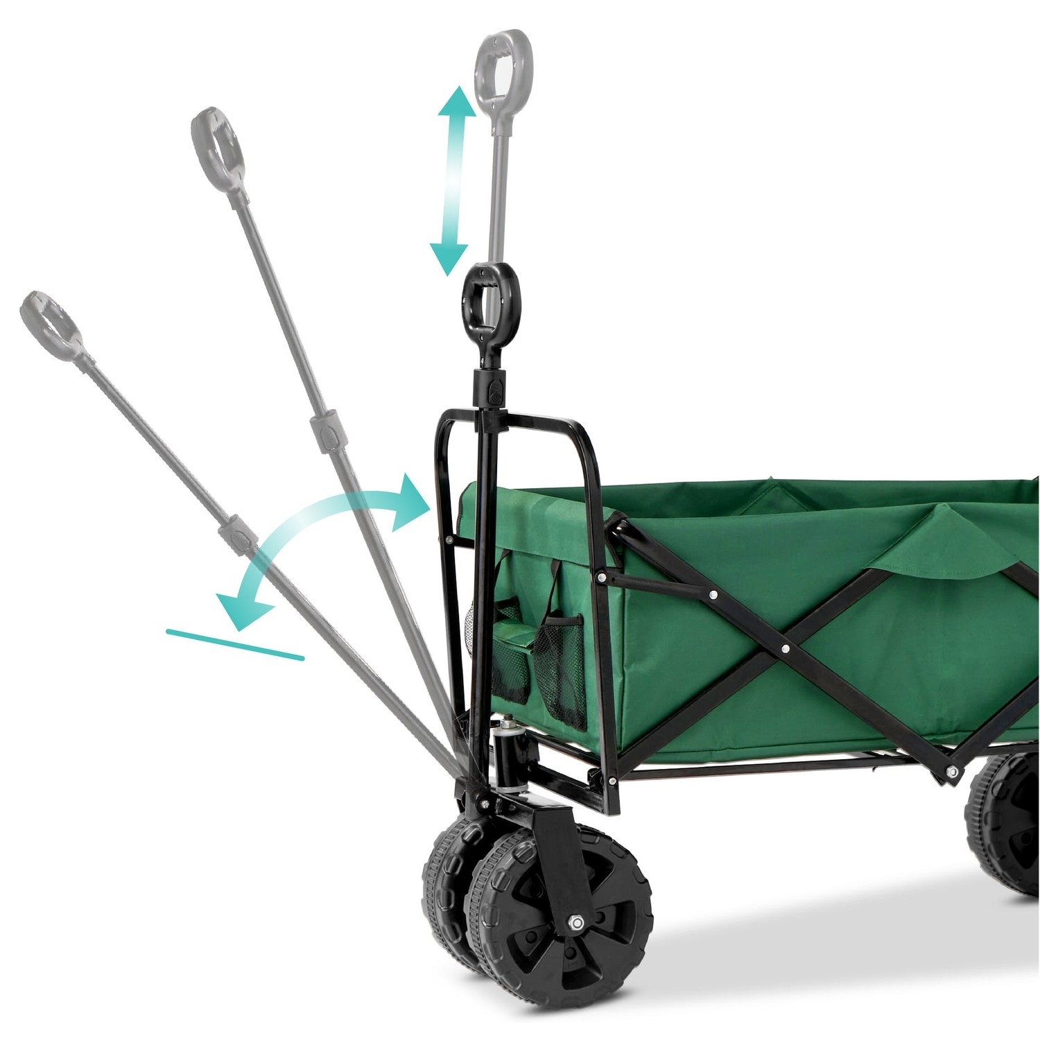 FaFurn - Garden Cart in Green, Steel