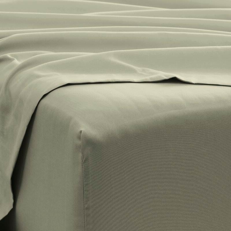 FaFurn 6-Piece King Size Resistant Sheet Set - Sage, Microfiber/Polyester