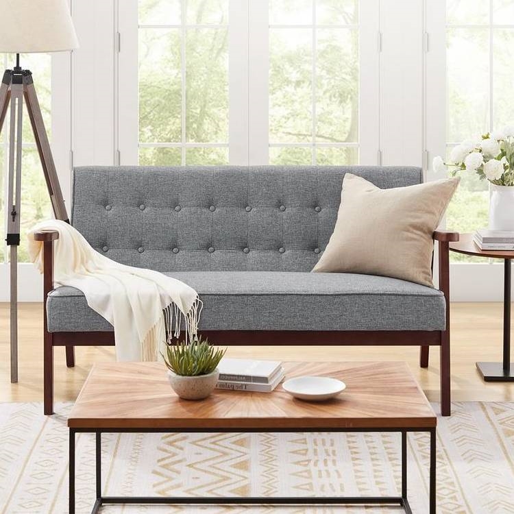 FaFurn™ Modern 2 Seater Loveseat - Gray