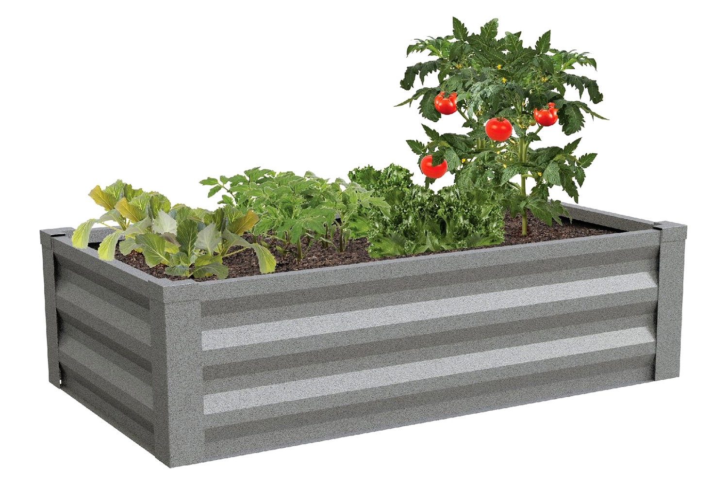 FaFurn - Powder Coated Metal Raised Garden Bed Planter