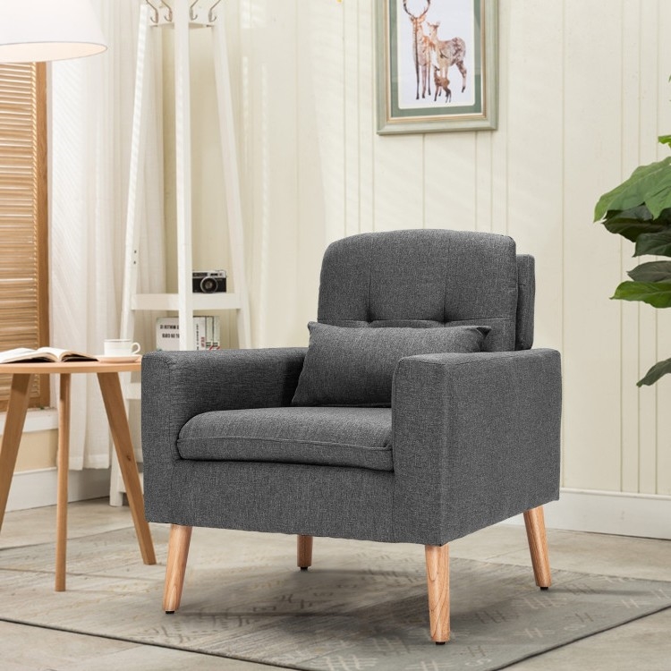 FaFurn - Modern Accent Chair with Pillow