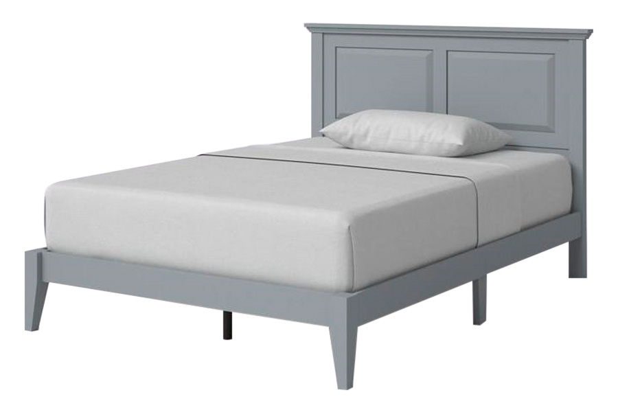 FaFurn - Traditional Platform Bed with Headboard (GRBETRAD1638742)