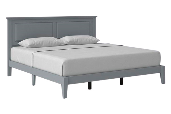 FaFurn - Traditional Platform Bed with Headboard (GRBETRAD1638742)