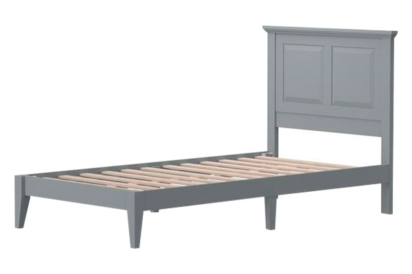 FaFurn - Traditional Platform Bed with Headboard (GRBETRAD1638742)