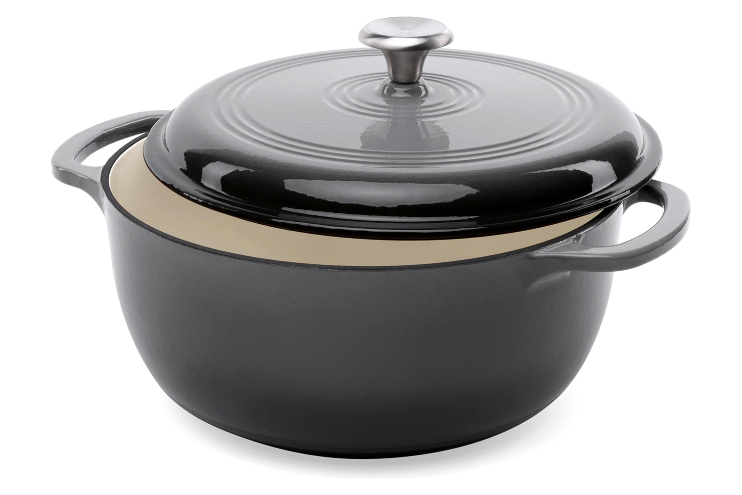 FaFurn - 6 Quart Large Enamel Cast-Iron Dutch Oven Kitchen Cookware