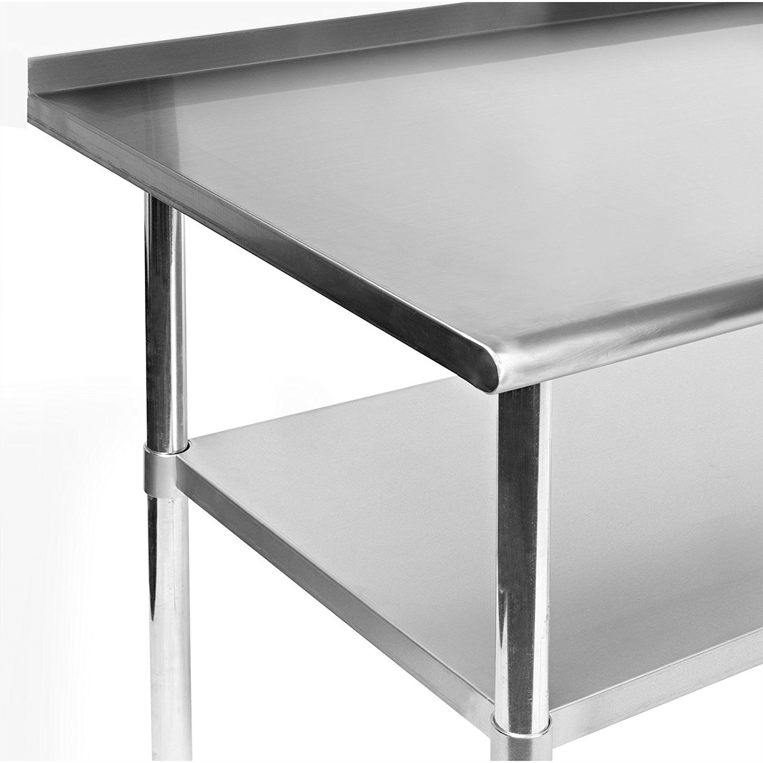 FaFurn - Work Table in Silver, Stainless Steel